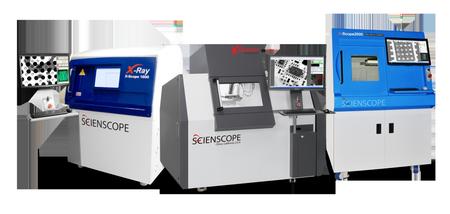 Scienscope’s line of state-of-the-art X-ray inspection systems and microscopes.